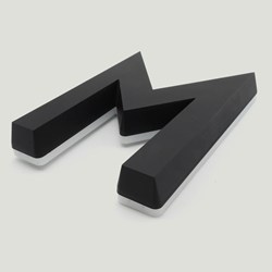 Show details for Channel Letters All in methacrylate, painted front and side light C0115Y Picture of Channel Letters All in methacrylate, painted front and side light C0115Y