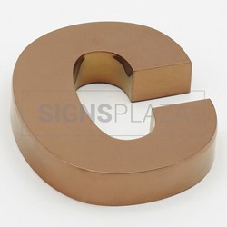 εμφάνιση λεπτομερειών για Channel Letters Shiny copper blind letter 2005B εικόνα του Channel Letters Shiny copper blind letter 2005B