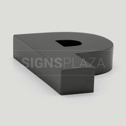 εμφάνιση λεπτομερειών για Channel Letters Black shiny steel blind letter 2004B εικόνα του Channel Letters Black shiny steel blind letter 2004B
