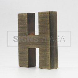 εμφάνιση λεπτομερειών για Channel Letters Aged gold blind letter 2008B εικόνα του Channel Letters Aged gold blind letter 2008B