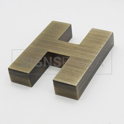 εμφάνιση λεπτομερειών για Channel Letters Aged gold blind letter 2008B εικόνα του Channel Letters Aged gold blind letter 2008B
