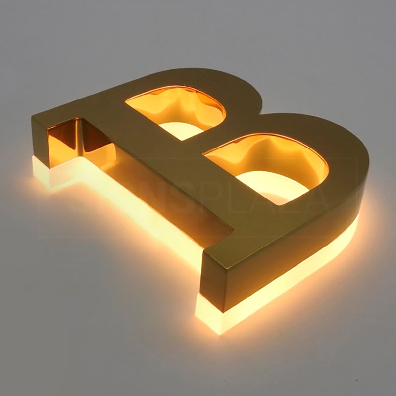 Picture of Channel Letters Steel with methacrylate base 0022